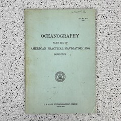 American Practical Navigator Part 6 OCEANOGRAPHY Bowditch US Navy Booklet 1958