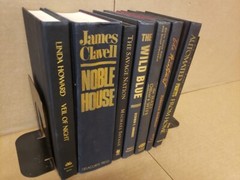 Lot of 10 Hardcover BLACK Book for Decorating Design Staging GOLD/COPPER Letters