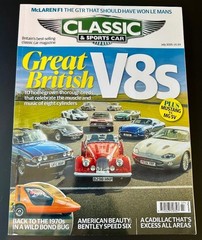 Classic & Sports Car Auto Magazine * July 2025 * Great British V8s