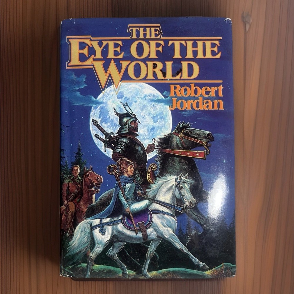 THE EYE OF THE WORLD (HARDCOVER, BCE 1990) ROBERT JORDAN WHEEL OF TIME BOOK HCDJ