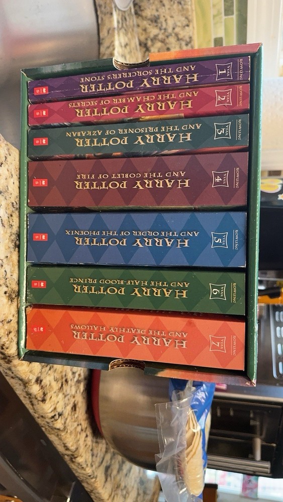 Harry Potter Paperback Boxset #1-7 by J. K. Rowling (2009, Hardcover)