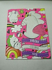 Unicorn Neon Coloring Book By Vision St. Publishing, Paperback, Brand New