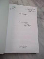 21 ALDGATE By Patricia Friedberg HCDJ 1st Ed. SIGNED! FREE SHIPPING!