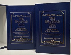 Second Coming of Christ & Bhagavad Gita By Paramahansa Yogananda Slipcases Good