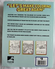 “THE TRUMP COLORING BOOK” by M.G. ANTHONY President Donald J POST HILL PRESS