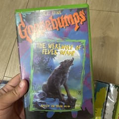 Instant Library Lot of Goosebumps Books & VHS RL Stine 1st edition vintage 90s