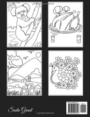 Easy Large Print Coloring Book for Adults and Seniors – 8.5 Inches X 11 Inches: