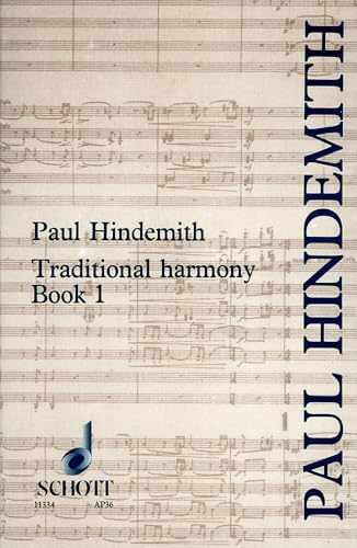 Traditional Harmony: Book 1 With – Paperback, by Paul Hindemith – Very Good