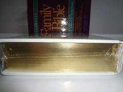 “Catholic Family Bible” NEW Ivory And Gold 11″ x 9″ Great Gift