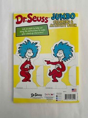 Dr. Seuss Jumbo Coloring & Activity Books New Sealed 80 Pages LIKE NEW- Unused