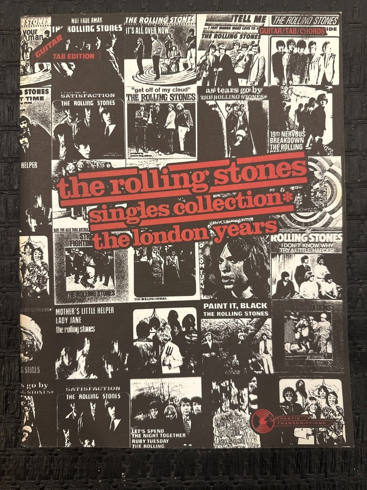 336 PAGES Guitar Tab ROLLING STONES 1991 BOOK 58 Songs! Incredible Collection!