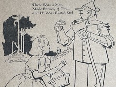 1939 The Story of The Wizard of OZ picture book Whitman USA 48 pages vintage B&W