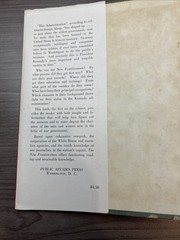 The New Frontiersmen: Profiles Of The Men Around Kennedy Public Affairs Press