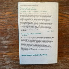 The Estimation of Pollution Damage by P.J.W. Saunders 1976 Hardcover VG-