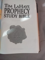 Prophecy Study Bible KJV Tim LaHaye 2000 Hardcover