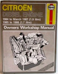 Haynes – Citroen Diesel Engine 1.9 & 1.7 Litre – Owners Workshop Manual – Used