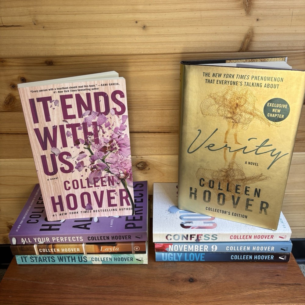 Colleen Hoover Set Of 8 Books : It Ends With Us & More, Atria Paperback