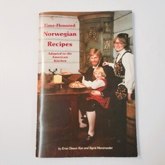 Vintage 1984 Time-Honored Norwegian Recipes Cookbook 88 pages
