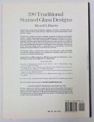 1996 PB book 390 TRADITIONAL STAINED GLASS DESIGNS by Hywel G. Harris