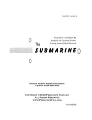 U.S. NAVY FLEET TYPE SUBMARINE GUPPY SUB INSTRUCTION BOOK