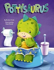 Pottysaurus – Childrens Padded Board Book – Potty Training – VERY GOOD