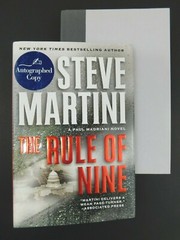 Flat **SIGNED** true 1st ed 2010 STEVE MARTINI 390 pages POWER OF NINE hardcover