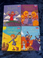 Set of 4 Children’s Pop Up Bible Stories – Board Books Fun Stories for Children
