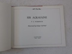 P. G. Wodehouse SIR AGRAVAINE Rodger McPhail Blandford Press 1984 1st Edition