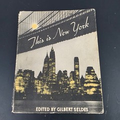 This is New York Seldes 1934 First Modern Photographic Book David Kemp
