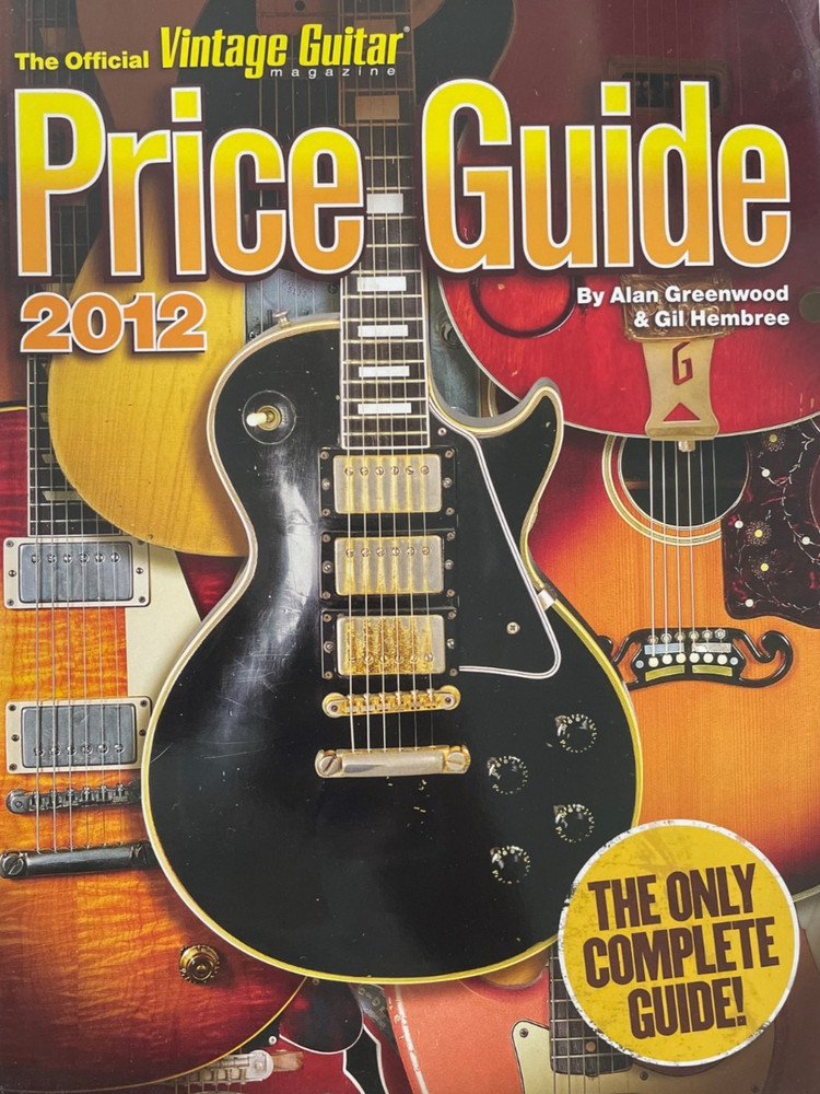 The Official 2012 Vintage Guitar Magazine Price Guide 584 Pages! Book