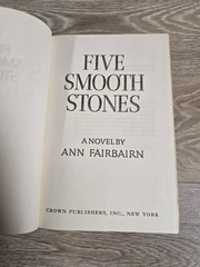 Five Smooth Stones by Ann Fairbairn 1st Edition (1966, Hardcover) HC
