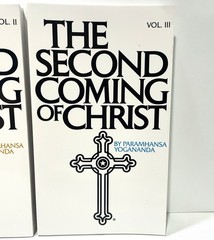 The Second Coming of Christ Volumes 1 2 3 set by Paramhansa Yogananda paperbacks