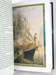 THE FALL OF NUMENOR J.R.R. Tolkien Alan Lee Illustrated Hardcover *Like New*
