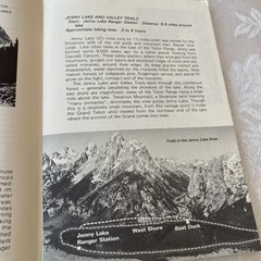 “Teton Trails”- Pamphlet (56 Pages) by Brian Harry with Illustrations 1982 PB