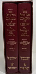 Second Coming of Christ & Bhagavad Gita By Paramahansa Yogananda Slipcases Good