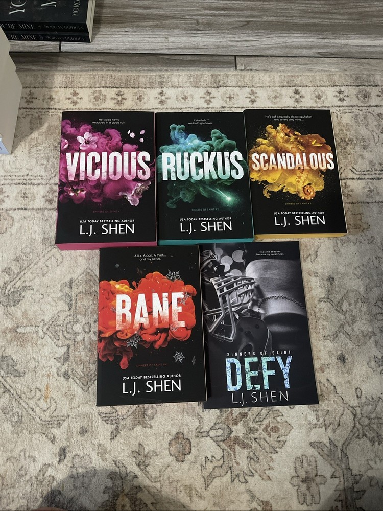 Sinners of Saint Series by L.J. Shen 5 Books – Fiction – Paperback