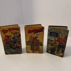 Lot Of 3 Vintage New Better Little Books Westerns
