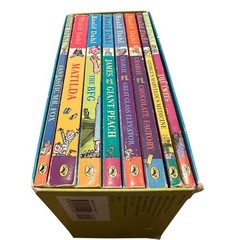 The Roald Dahl 8 Book Collection In Box Matilda James Giant Peach BFG Charlie