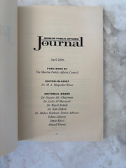 2006 Muslim Public Affairs Journal – Many Authors – Paperback – Islamic Affairs