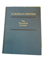 1990 European Writers The Twentieth Century George Stade Coffee Table Book