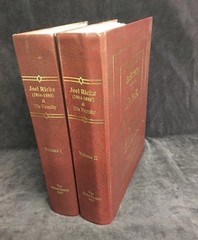 JOEL RICKS AND HIS FAMILY Volumes 1 and 2 2007 Hardcovers 1700+ Pages Mormon LDS