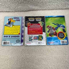Lot of 8 Pokémon Books + VHS – Drawing, Sinnoh, Black & White Strategy Guide