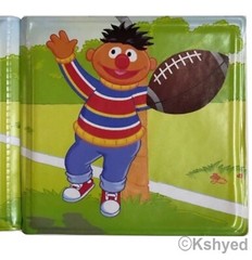 Sesame Street Ernie’s Touchdown Bubble Book (1 Pack) – Great For Bath Time – New