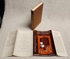 The Text of the New Testament by Bruce Manning Metzger HCDJ 2nd Ed 1968 Oxford