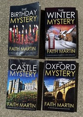 Lot of 4 Faith Martin (Joyce Cato): Travelling Cook Mysteries #1, 2, 4, 5 PB