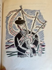 Vintage 1954 The Patchwork Kilt by Mabel Watts 39 pages Scotland STORY