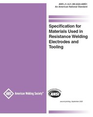 AWS J1.3/J1.3M:2020 SPECIFICATION FOR MATERIALS USED IN RESISTANCE WELDING ELECT