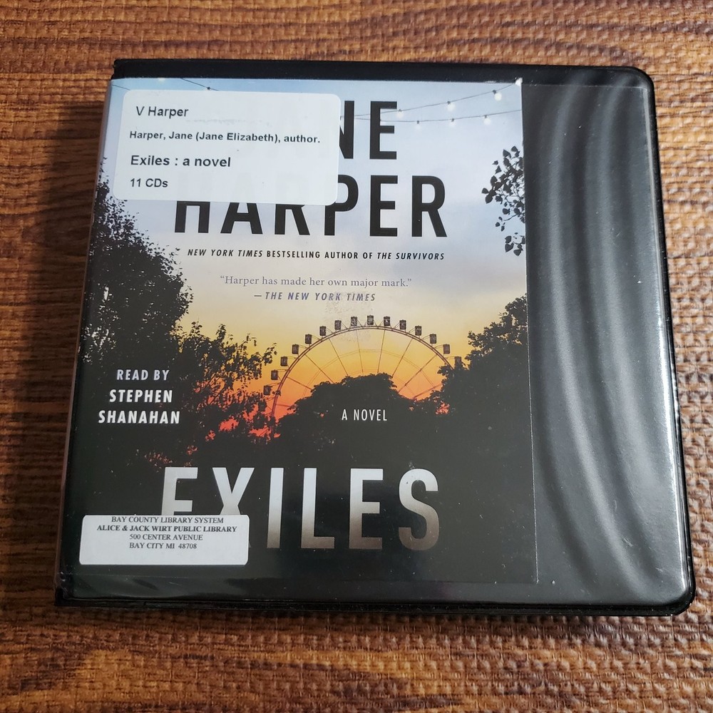 Exiles Jane Harper 2022 Audiobook 11 CDs Fiction Macmillan Audio Ex-Library