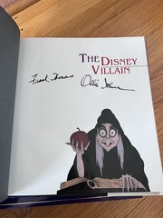 Disney Villain Signed Ollie Johnston Frank Thomas 1993 Hardcover 1 Book Rare
