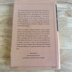 The Complete Poems Elizabeth Bishop 1983 First Printing Poetry Farrar Straus